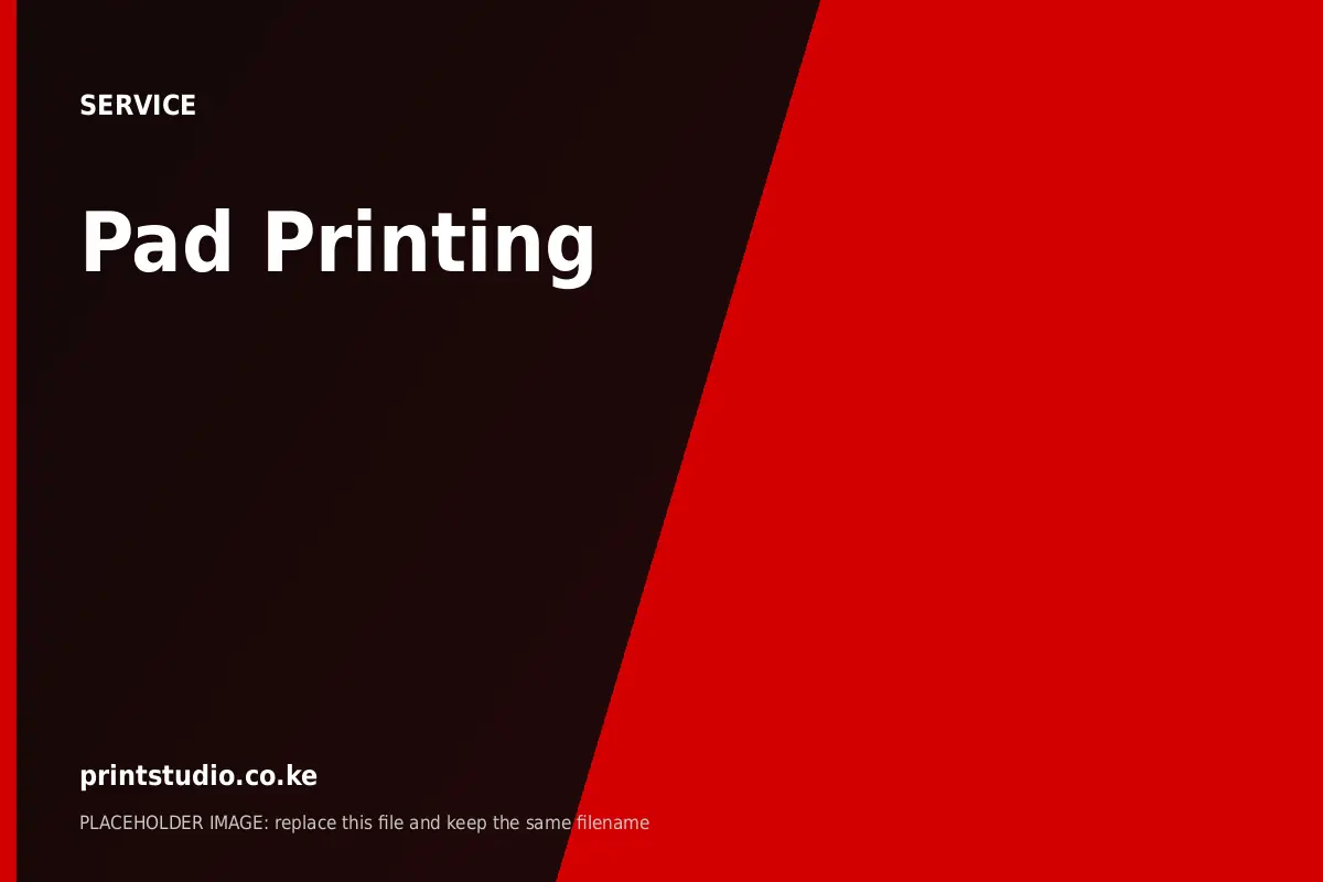 Pad Printing | Printstudio Pad Printing at Printstudio Kenya