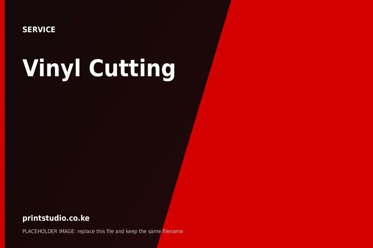 Vinyl Cutting | Printstudio Vinyl Cutting at Printstudio Kenya