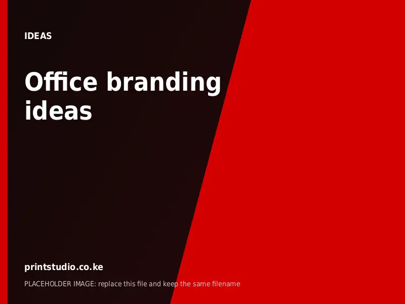 Office branding ideas