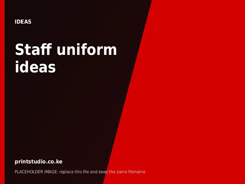 Staff uniform ideas