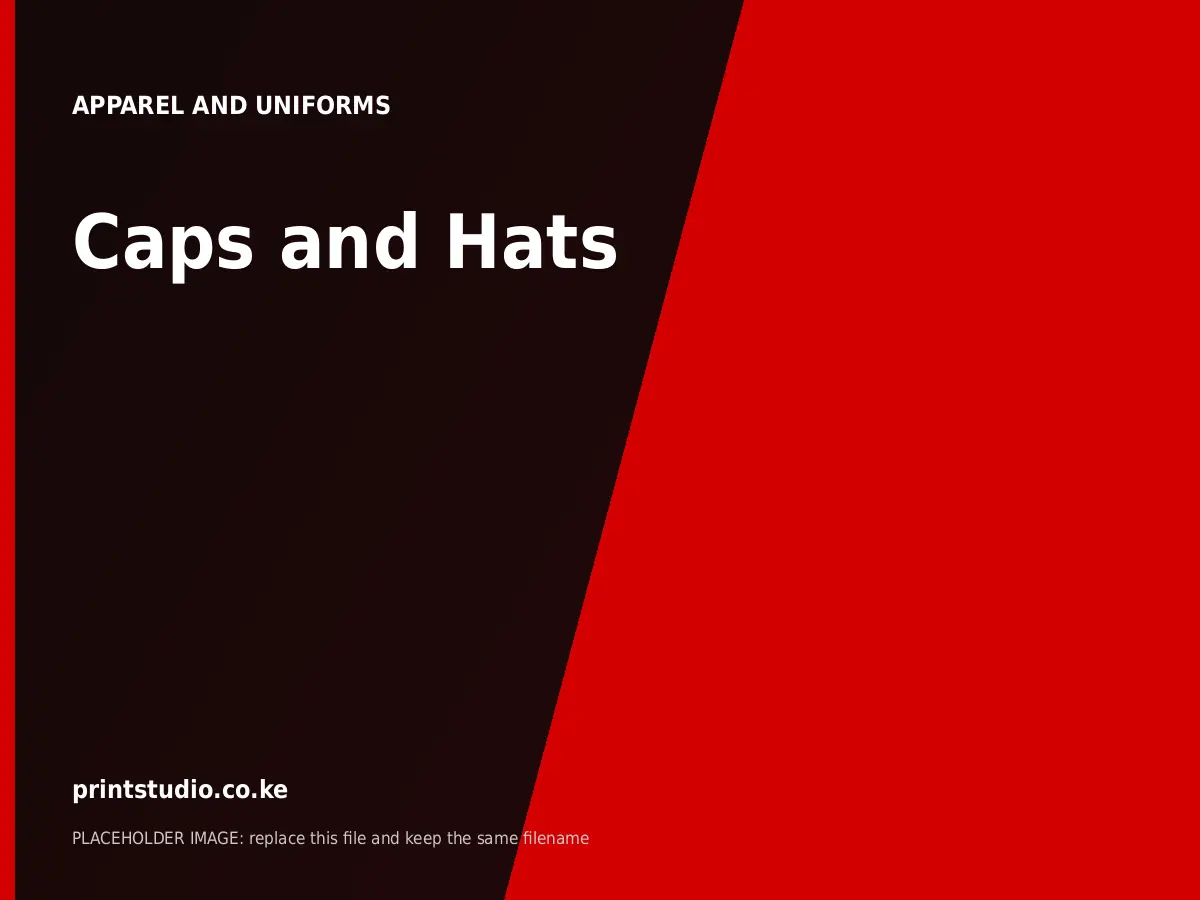 Caps and Hats | Printstudio Kenya Caps and Hats printed by Printstudio in Nairobi, Kenya