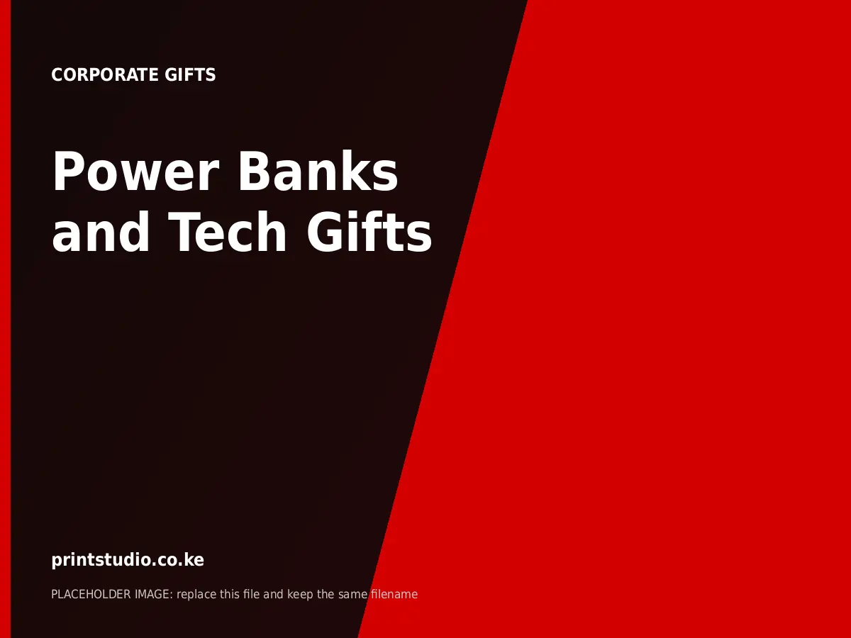 Power Banks and Tech Gifts | Printstudio Kenya Power Banks and Tech Gifts printed by Printstudio in Nairobi, Kenya